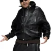 FAT JOE Set Of Keys Video Black Leather Jacket