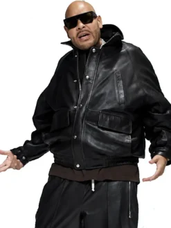 FAT JOE Set Of Keys Video Black Leather Jacket