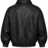 FAT JOE Set Of Keys Video Black Leather Jacket Back