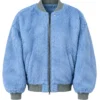 FAT JOE Set Of Keys Video Blue Fur Jacket Zip Up