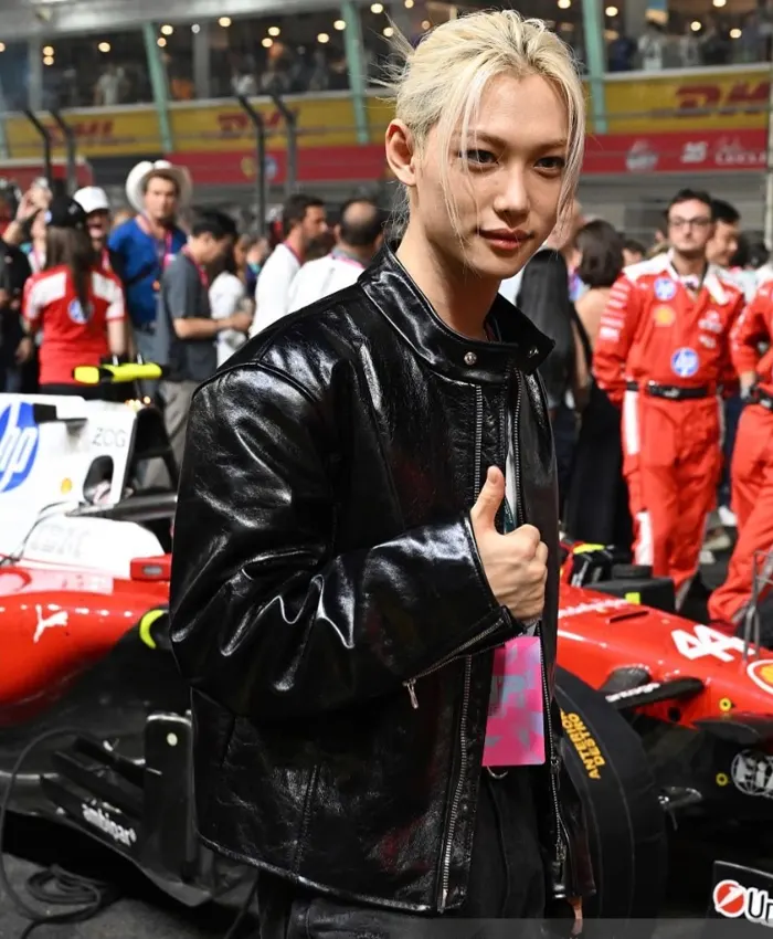 Formula 1 Singapore Grand Prix Felix Black Leather Jacket