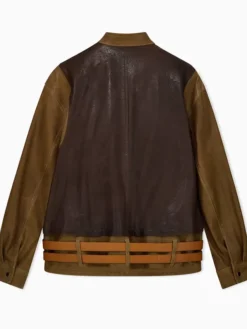 Giorgio Armani x Kith Leather jacket with straps