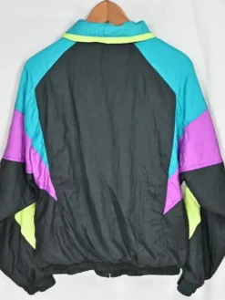 Givenchy 1992 Multicolor Polyester Track Jacket back view