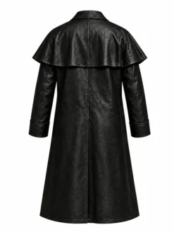 Halloween Steampunk Fisherman Black Coat