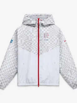 Houston Texans Nike 2026 Rivalries Collection Full-Zip Up White Windrunner Jacket With Hood