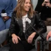 Jessica-Biel-SiriusXMs-Front-Row-2026-Black-Cropped-Moto-Leather-Jacket