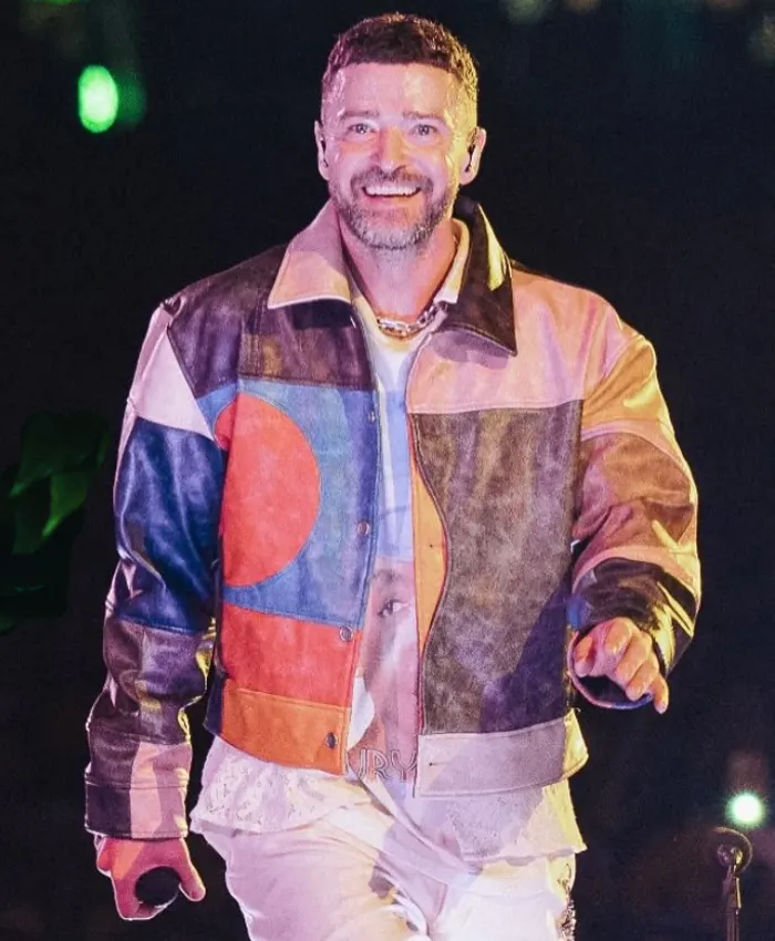 Justin Timberlake Romania Lollapalooza Paris Leather Jacket - Image 3