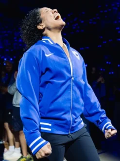 Kara-Lawson-Duke-Womens-Basketball-Blue-Bomber-Jacket-On-Sale