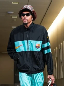 Kelly Oubre FC Barcelona Third Nike Repel i96 Track Jacket