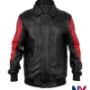 Kim Taehyung BTS Swimside Event Leather USA Jacket front view