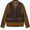 Kith Giorgio Armani Leather Bomber Jacket