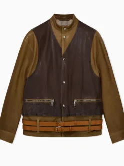 Kith Giorgio Armani Leather Bomber Jacket