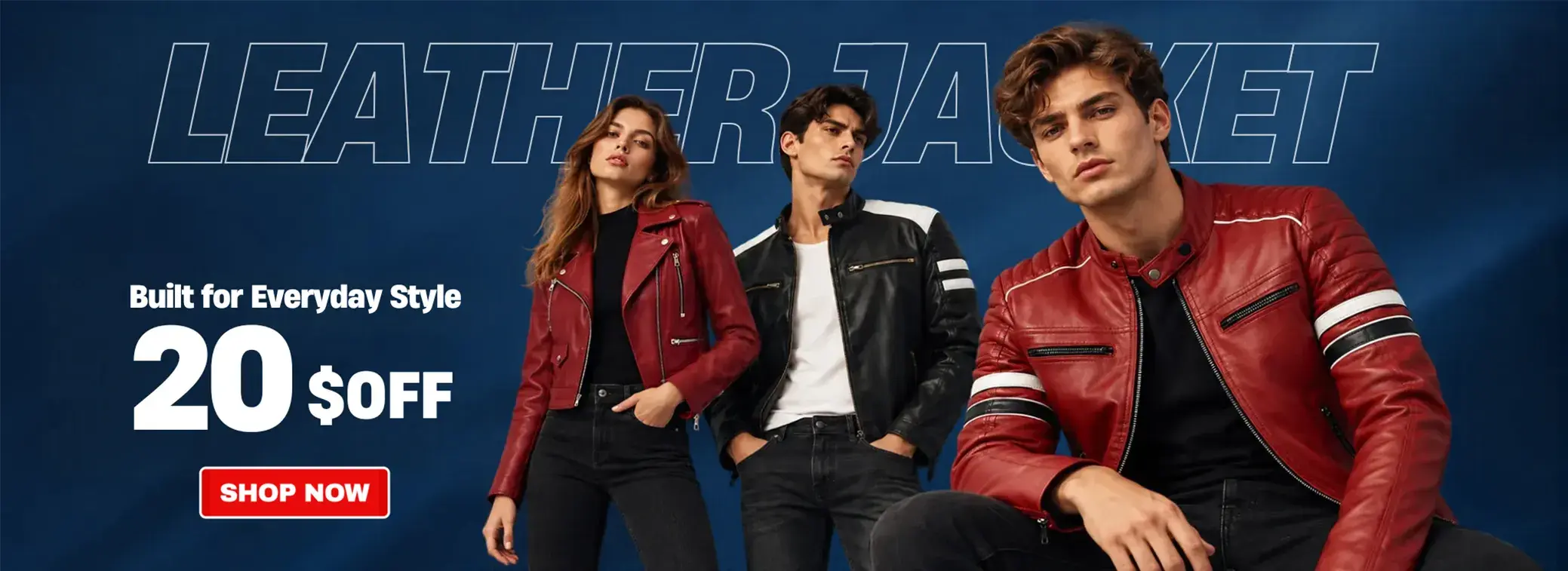 Leather Jacket Built for Everyday Stlyle Desktop view