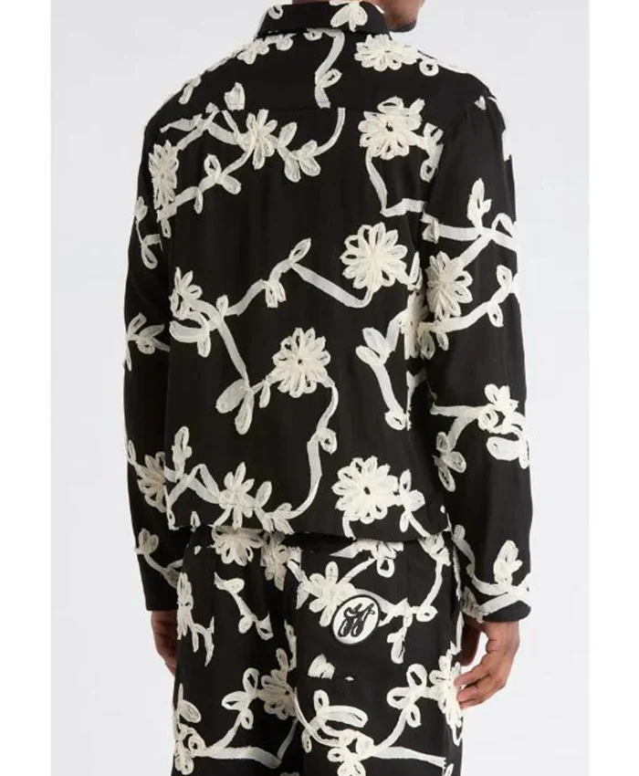 Lewis-Stewart-TV-Series-Reasonable-Doubt-S04-McKinley-Freeman-Floral-Ribbon-Embroidered-Black-Jacket-Back