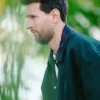 Lionel Messi Argentina's training camp Green Jacket