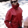 Lola Tung Balenciaga Paris Fashion Week Show Red Jacket