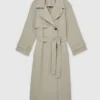 Marble Hall Murders 2026 Amelia Bullmore Gray Trench Coat