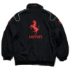 Marlboro Ferrari F1 Racing Black Bomber Jacket Back
