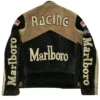 Marlboro Racing Suede Biker Motorcycle Jacket
