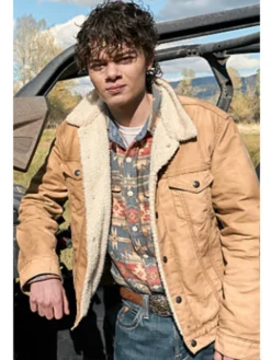Marshals-S02-Tate-Dutton-Tan-Sherpa-Trim-Jacket