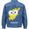 Members Only Spongebob Denim Jean Trucker Jacket