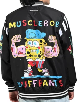 Members Only X Nickelodeon Spongebob Jacket Black