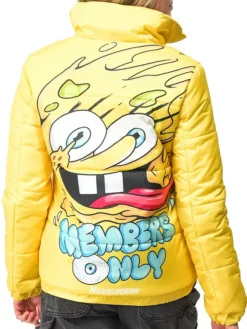 Members Only x Nickelodeon Spongebob Puffer Jacket