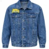 Men's Members Only Denim Jacket Nickelodeon SpongeBob Trucker Jacket