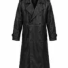 Michael B. Jordan Miami Vice Black Leather Long Coat