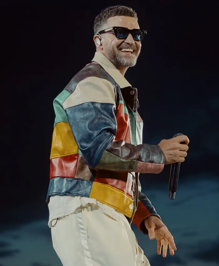 Justin Timberlake Romania Lollapalooza Paris Leather Jacket - Image 2