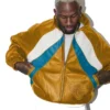 NFL Jacksonville Jaguars x Jeff Hamilton x Beautifully Said Kru Leather Track Jacket For Men