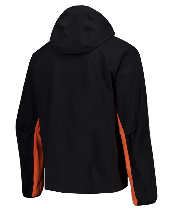 Netherlands Nike Tech Black Woven Jacket With Hood
