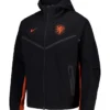 Netherlands Nike Tech Woven Black Jacket