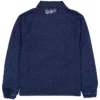 New Era Dodgers Blue Denim Coaches Jacket Back