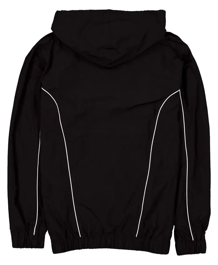 New Era Los Angeles Dodgers Black Black Track Hooded Jacket