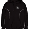 New Era Los Angeles Dodgers Black Track Jacket With Hood