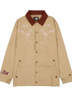 New Era Mens Los Tigres del Norte Tejano Cotton Coaches Jacket