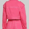 Next in Fashion S02 Gigi Hadid Cropped Jacket Pink