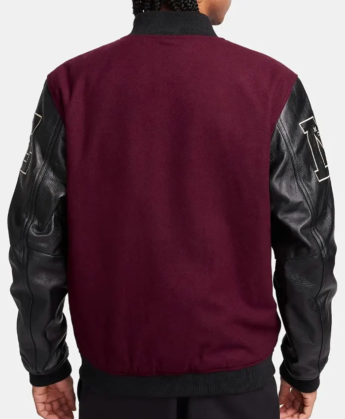 Nike Destroyer Maroon Jacket Back