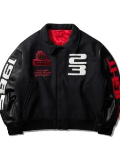 Nike Men's Jordan Flight Black Varsity Jacket
