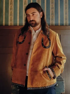 Noah Kahane Bode Carson studded suede jacket