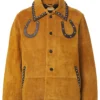 Noah Kahane Bode Carson studded suede leather jacket at Discounted Price