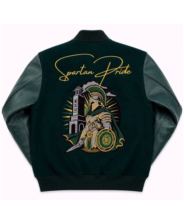 Norfolk State University Spartan Pride Jacket Green