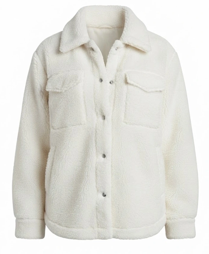 Order-Now-Alo-Yoga-White-Sherpa-Jacket-For-Sale