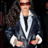 Paris-Fashion-Week-Rihanna-Leather-Jacket