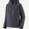 Patagonia Men’s Nano Puffer Parachute Blue Quilted Hooded Jacket
