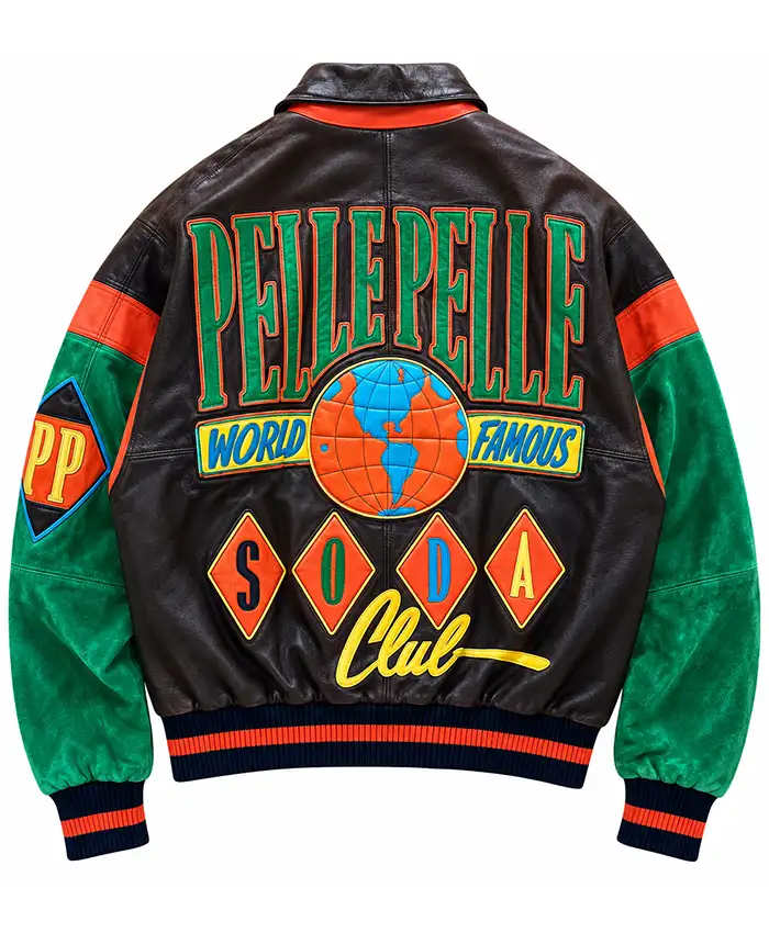 Pelle Pelle World Famous Soda Club Leather Jacket