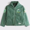 Philadelphia Eagles Abercrombie Fitch Workwear Hooded Bomber Jacket