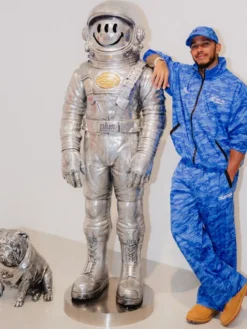 Plus 44 Lewis Hamilton SINGAPORE Blue Camo Tracksuit For Sale
