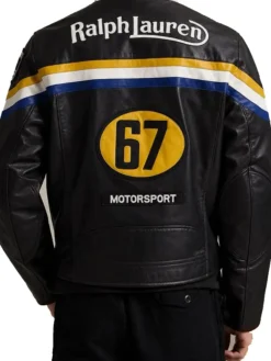 Polo Ralph Lauren Black Racing Jacket Mens